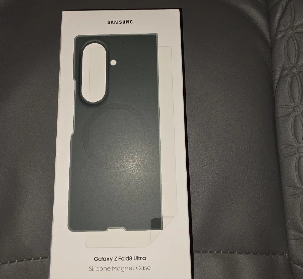 Samsung Silicone Magnet Case for Galaxy Z Fold8 Ultra - Black